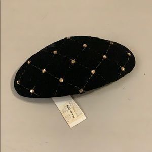 Eric Javits Handmade Velvet Hairclip Paris Vintage
